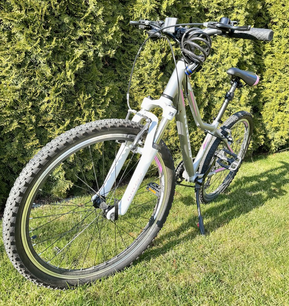 Kross Lea JR 2.0 24 (12") rower srebrno-różowo