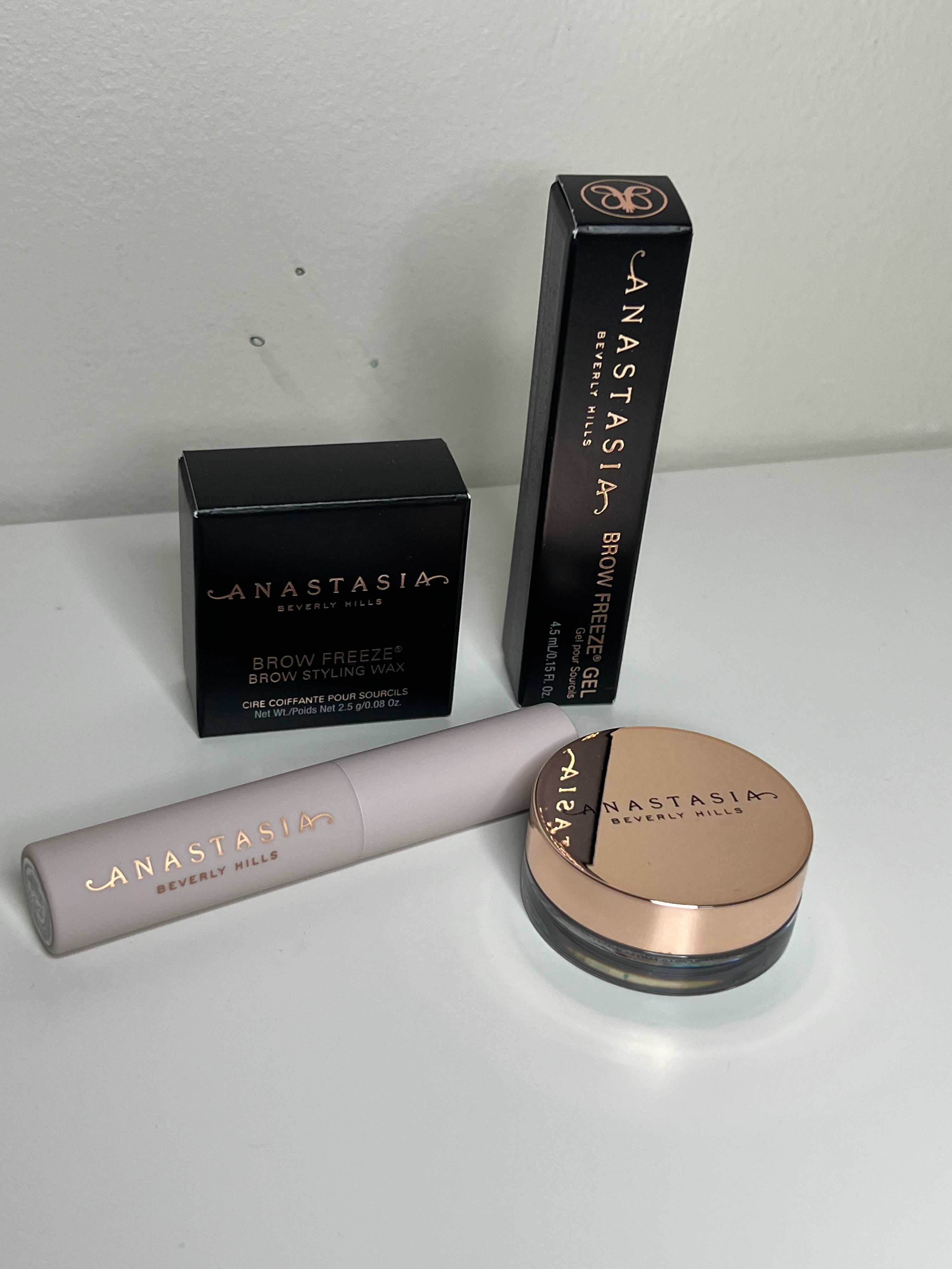 Anastasia Beverly Hills Brow Zestaw do brwi Freeze Gel wosk travel