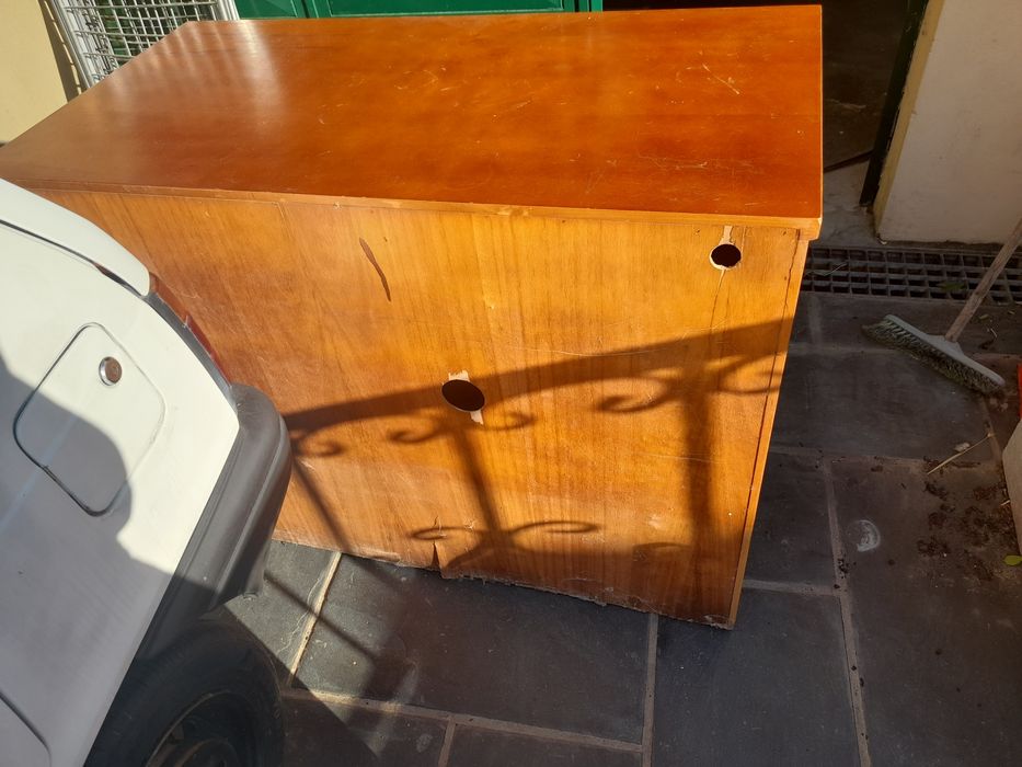 Secretaria em madeira maciça
