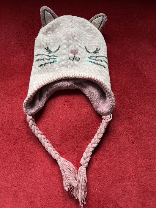 Pudrowo różowa czapka niemowlęca Kik r.86