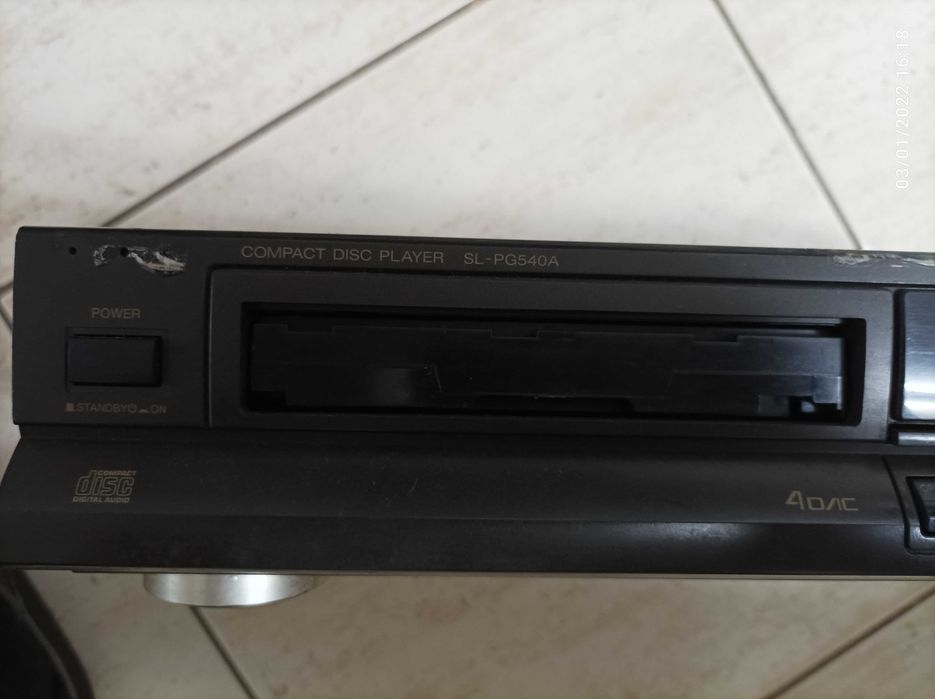 LEITOR DE CD TECHNICS SL-PG540A -Tecnologia MASH 4DAC - Para Peças