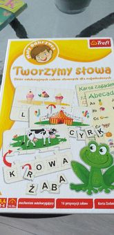 Trefl, Mały odkrywca, Tworzymy słowa, gra edukacyjna