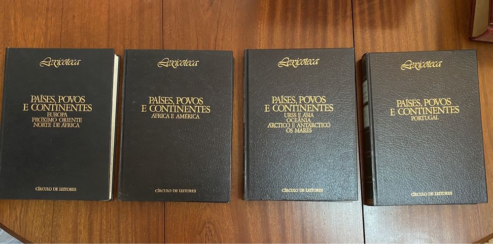 4 volumes coleção Países, Povos e Continentes