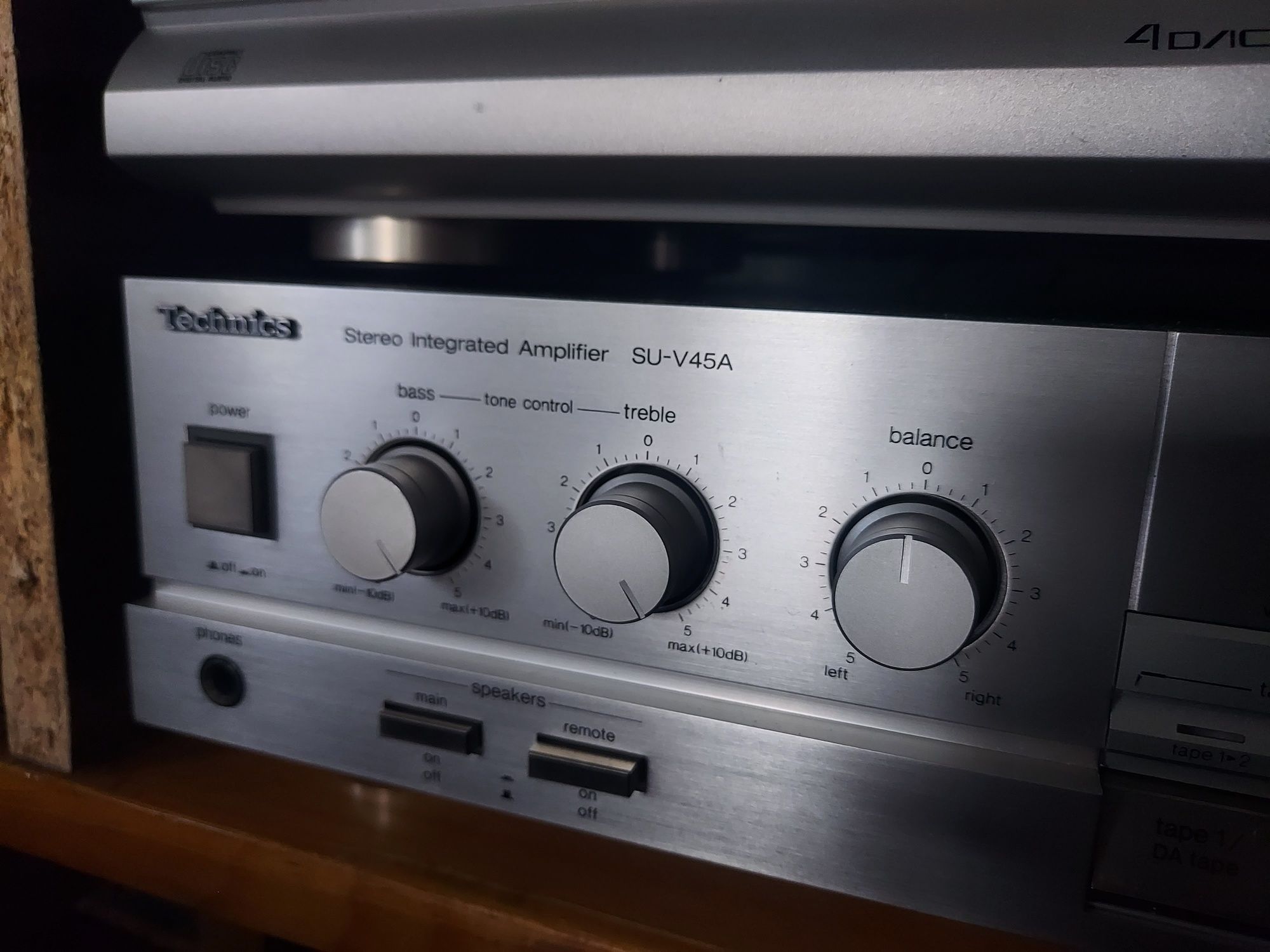 Wzmacniacz Technics SU V45A  Silver stan super