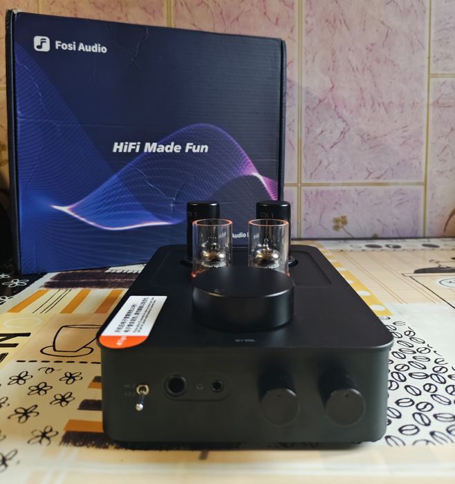 Fosi Audio GR70 - ламповый усилитель для наушников + ПОДАРОК 6 ЛАМП