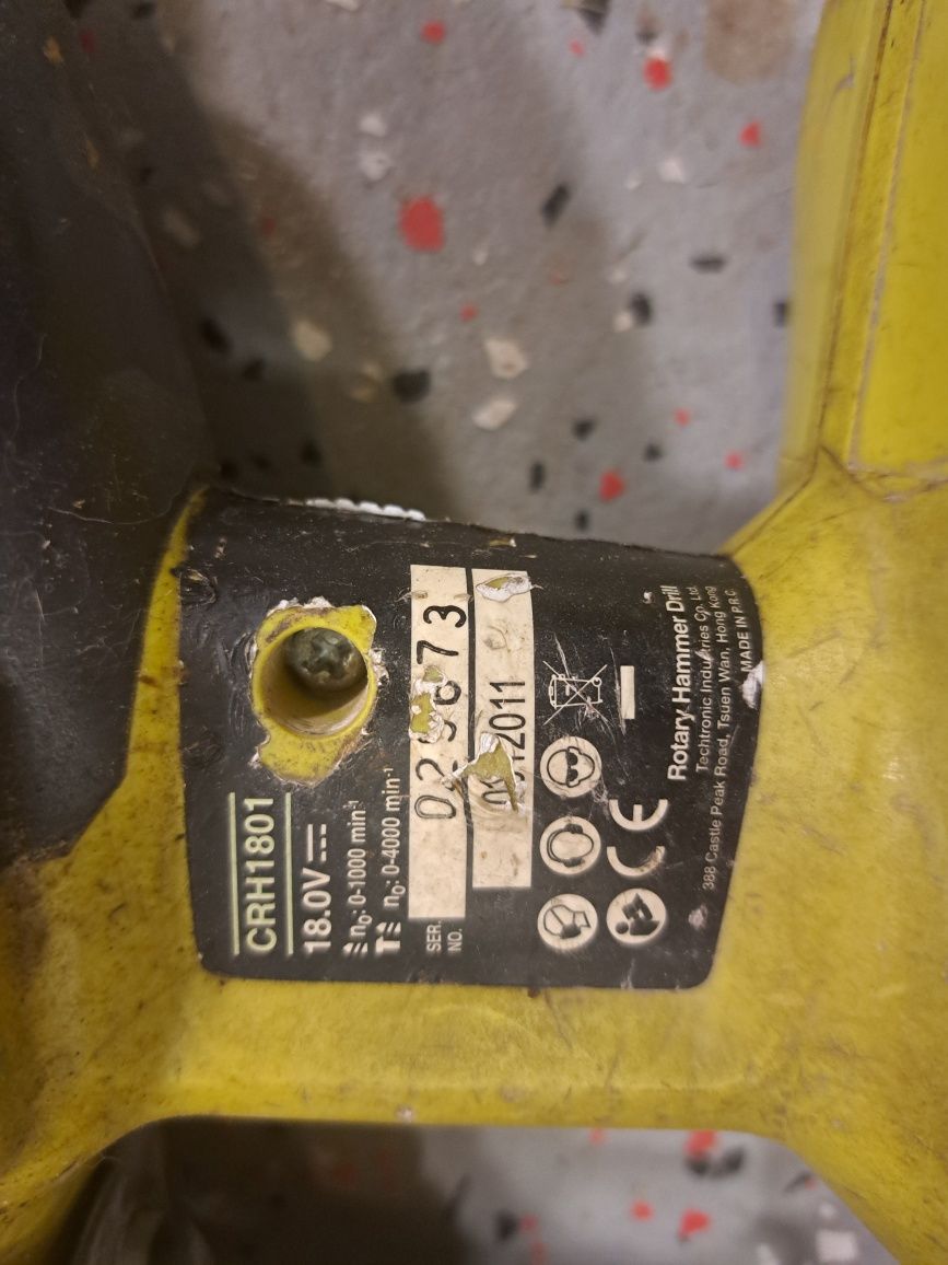 RYOBI CRH1801 młotowiertarka akumulatorowa 18V