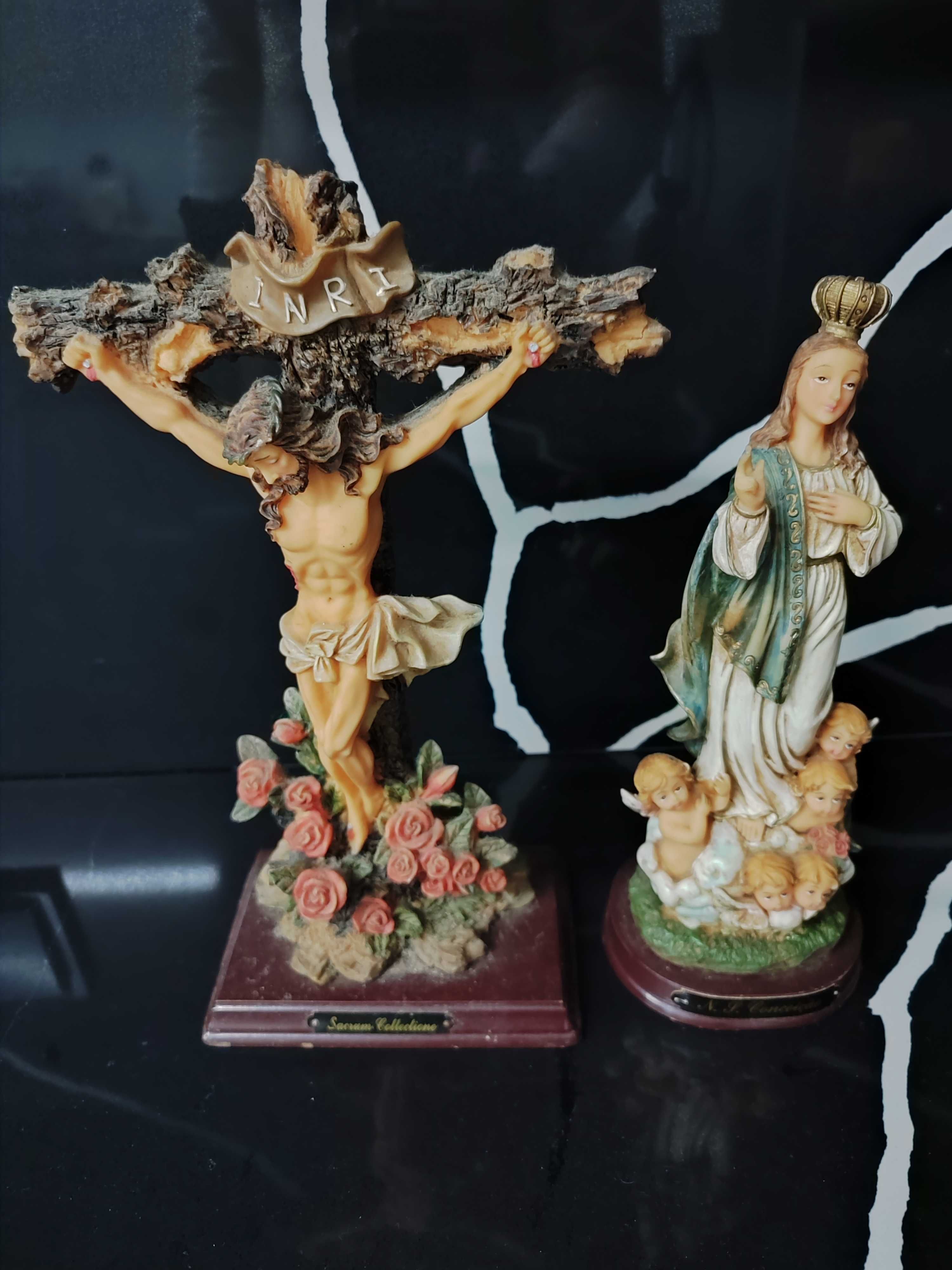 2 Estatuetas de Cristo e Nossa Senhora da Conceição