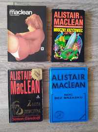 Alistair Maclean Rzeka śmierci Mroczny krzyżowiec Złota dziewczyna Noc