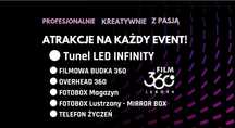 Fotobudka360,TUNEL LED,Telefon Życzeń,OVERHEAD,FotoBox,MirrorBox