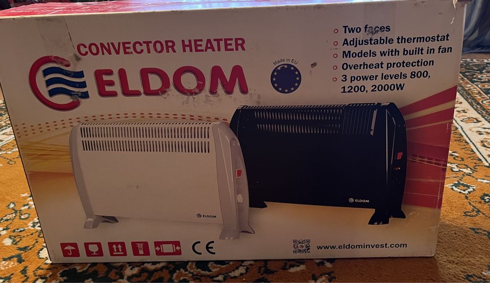 Електричний конвектор обігрівач ELDOM