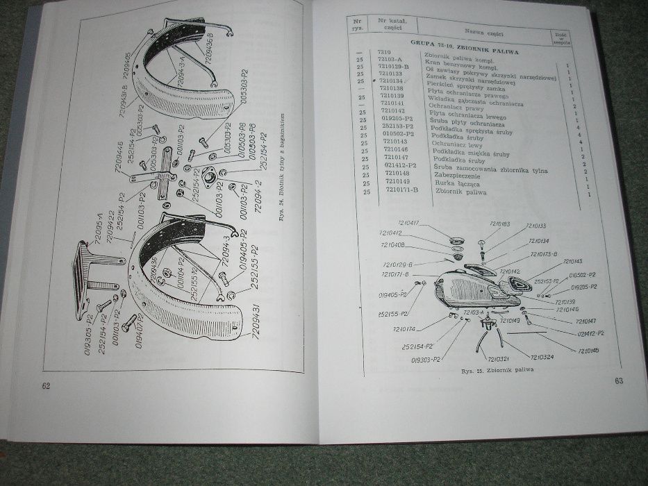 M-72 Katalog części zamiennych