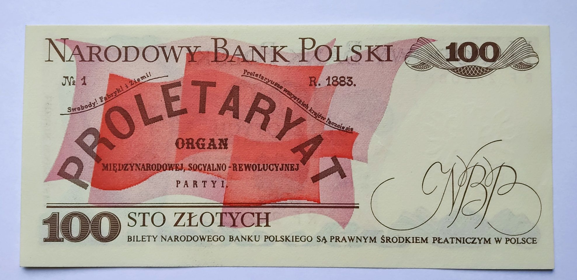 Banknot 100 zł 1988 UNC