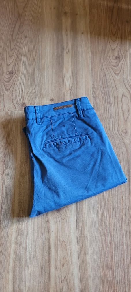 Niebieskie spodnie Basic Zara Man - 38