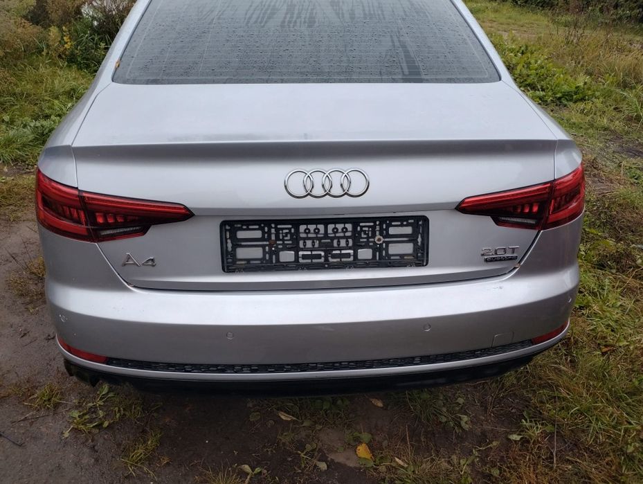 Zderzak tylny audi a4 b9 sedan lz7g S-Line kompletny