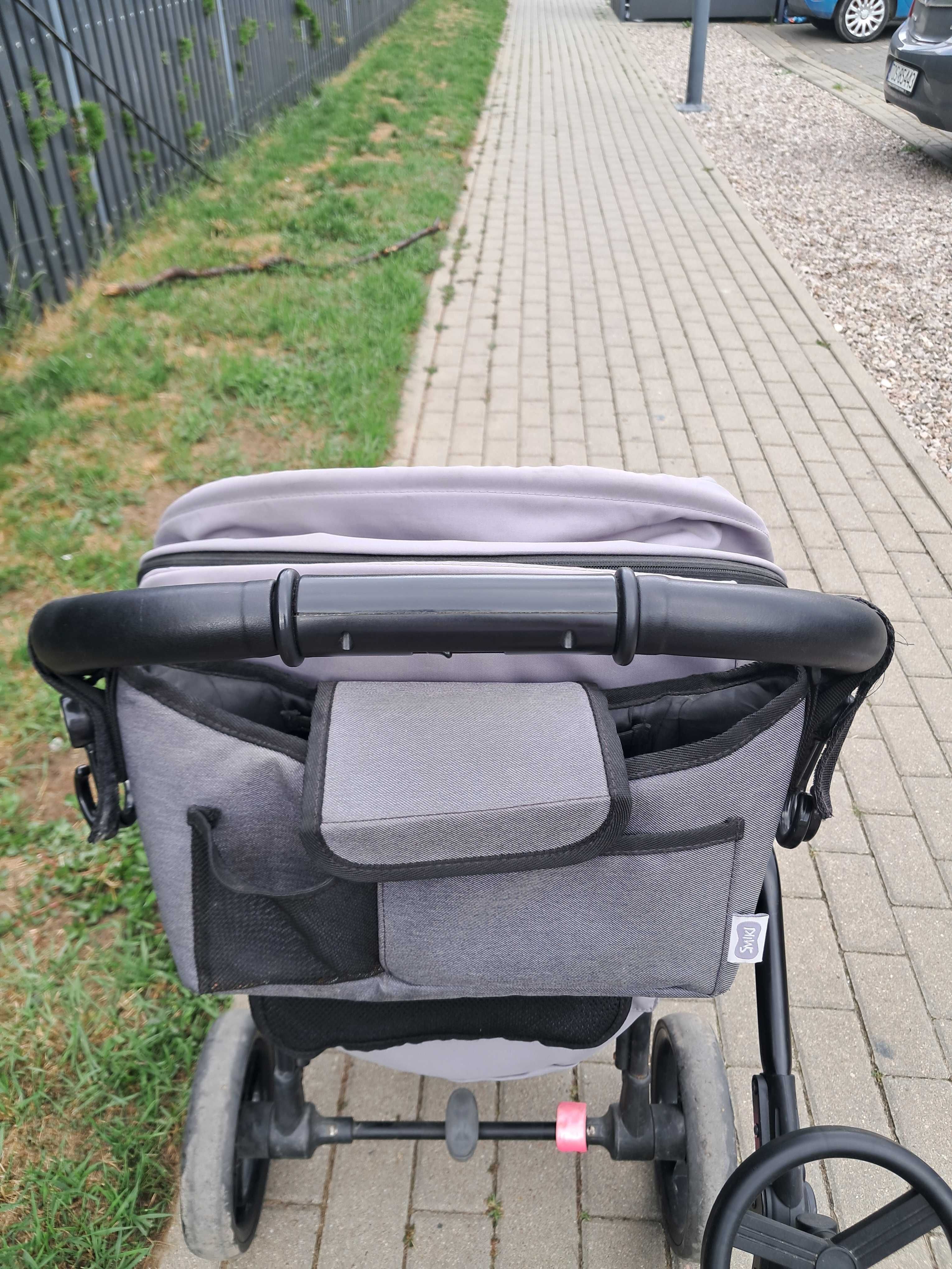 Wozek spacerowka z dostawką dla drugiego dziecka.