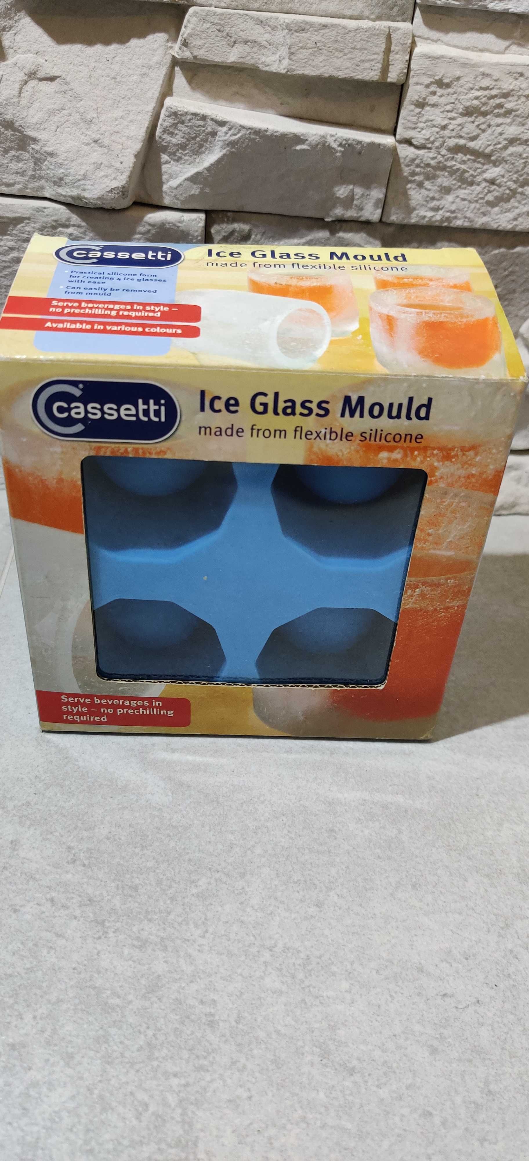 Cassetti forma foremka do lodu kieliszki lodowe silikonowa