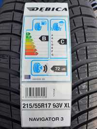 2szt. nowe opony całoroczne 215/55R17 Dębica Navigator 3 W-wa