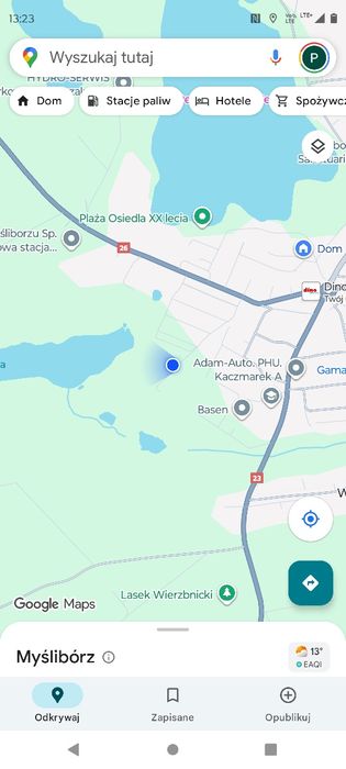 Dwie działki ogrodowe ROD z widokiem na łąkę