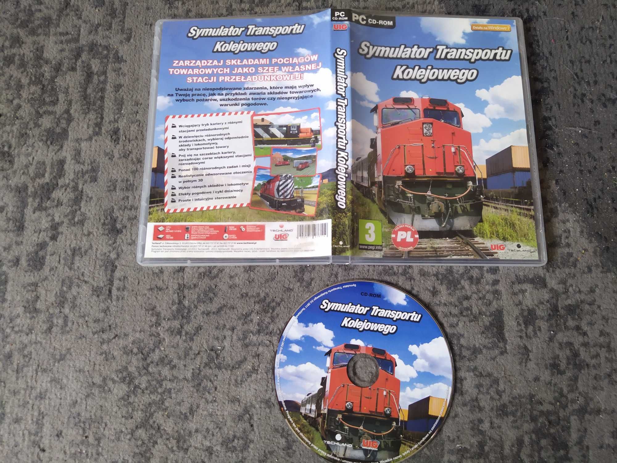 Symulator Transportu Kolejowego PC CD