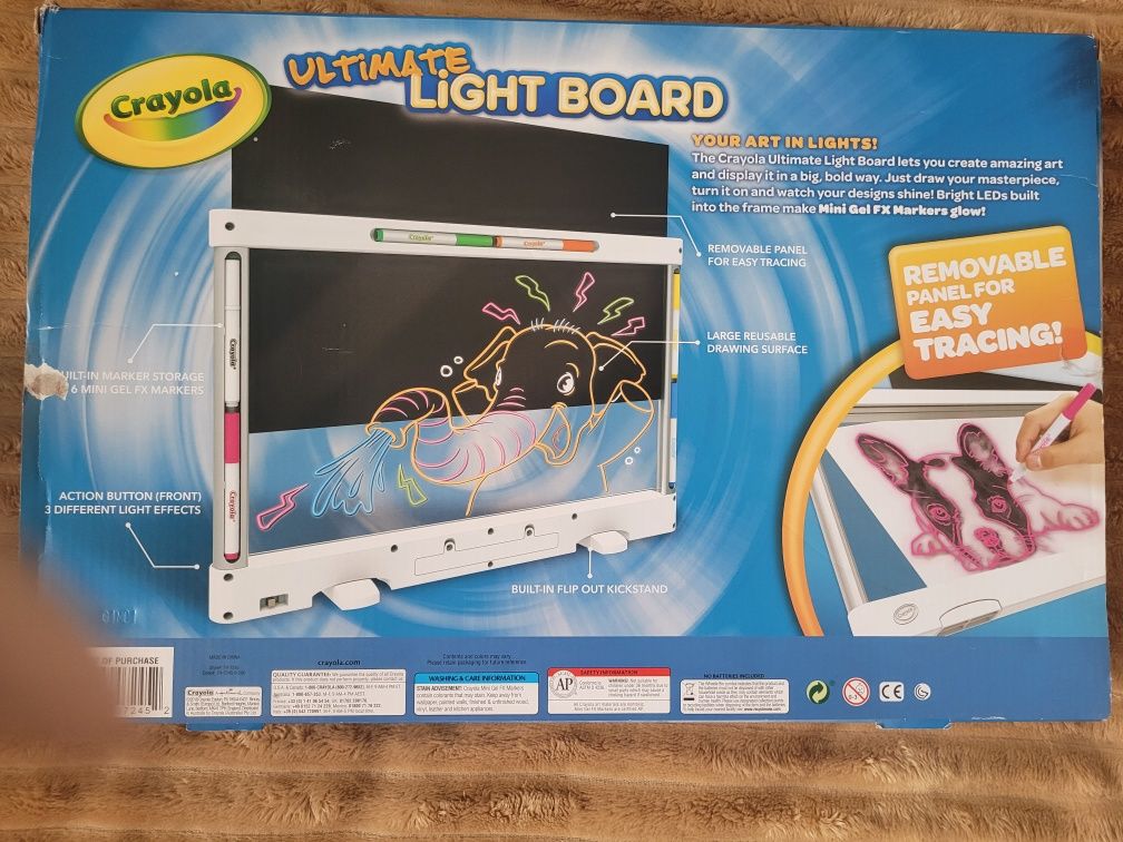 Набір для малювання Crayola Ultimate Light Board