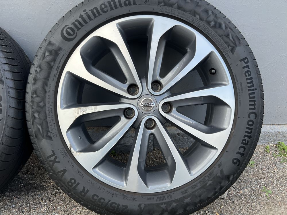 Оригінальні диски Nissan r18 5*114,3 Qashqai Rogue X-Trail Renault