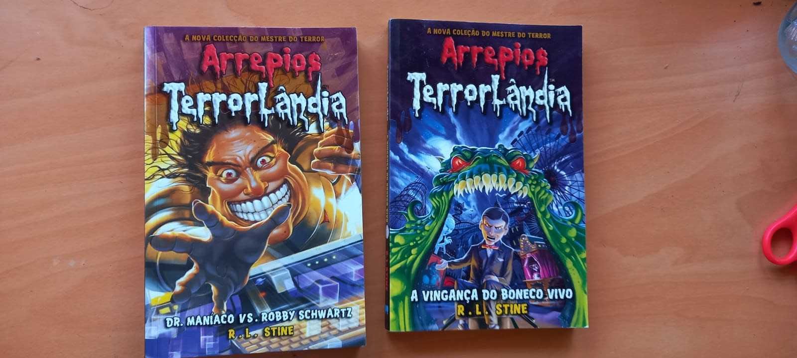 Arrepios Terrorlândia (LIVROS) Volumes 1 e 5