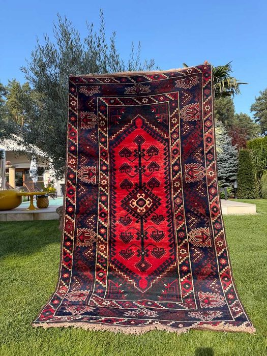 Wełniany Kazak Kaukaz dywan Kaukazki r.tkany 215x120 galeria 7 tyś