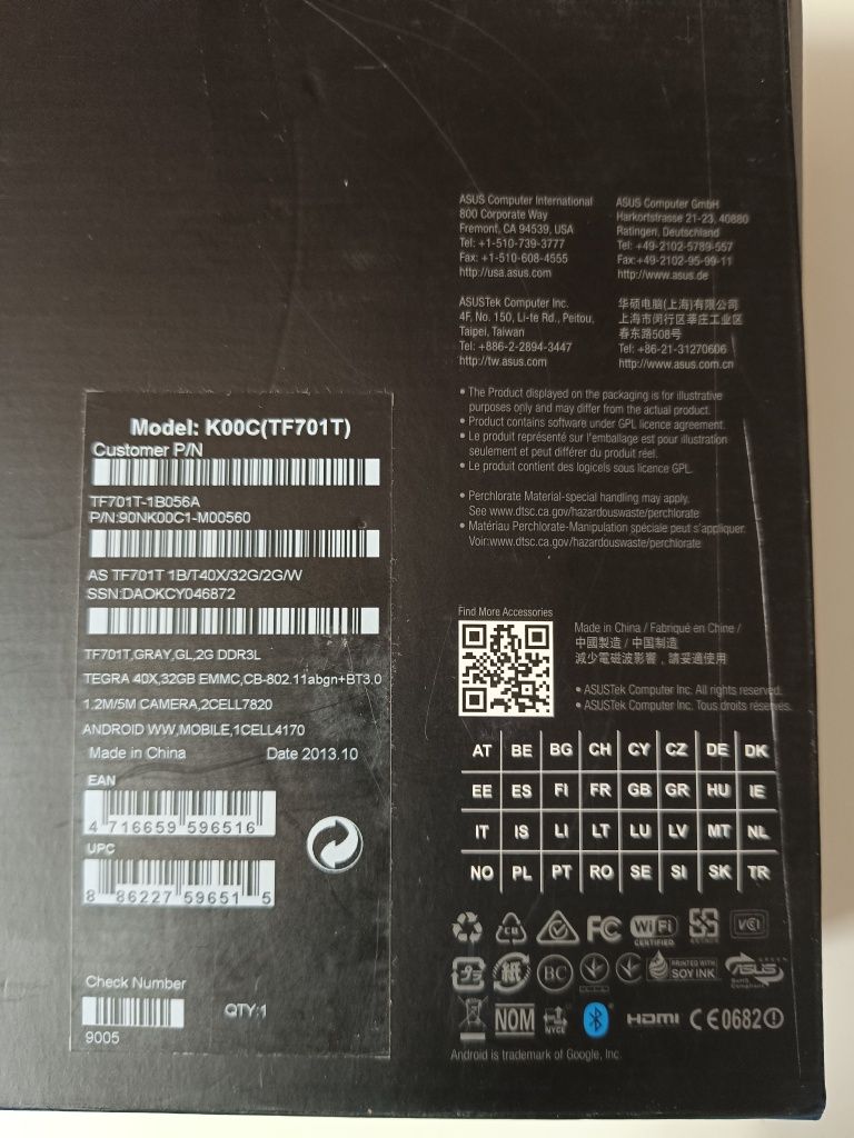 Tablet ASUS Transformer pad