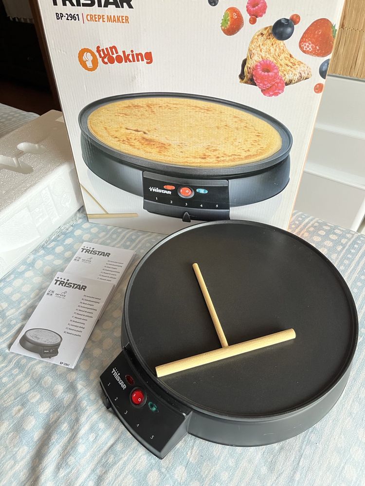 Maquina de crepes elétrica