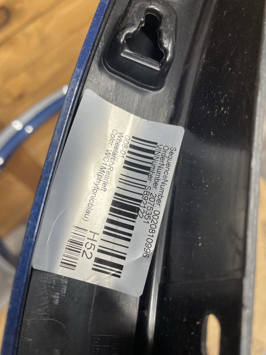 Накладка bmw x3 g01 задня ліва