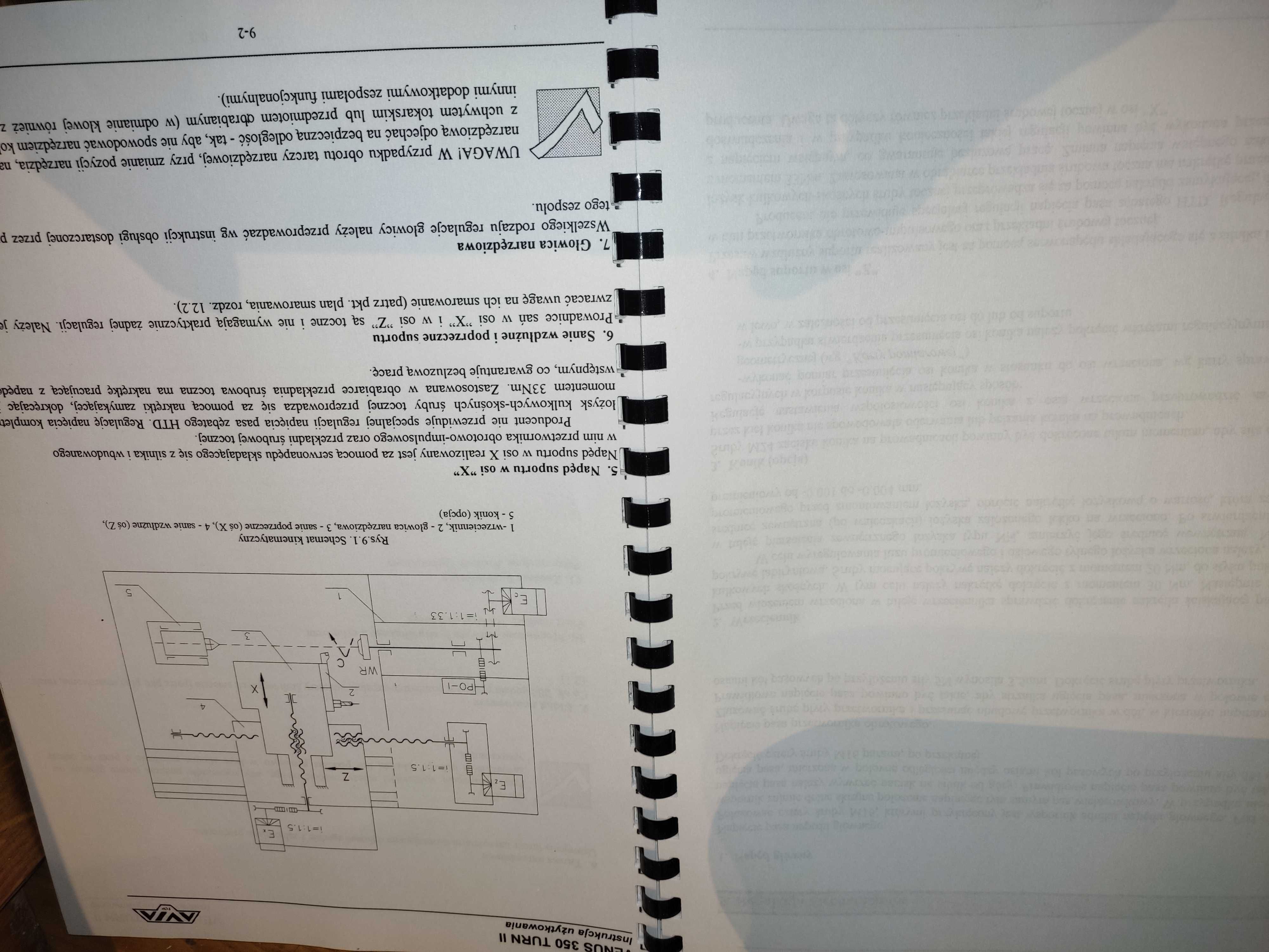 Instrukcja obsługi DTR tokarka Venus 350 avia