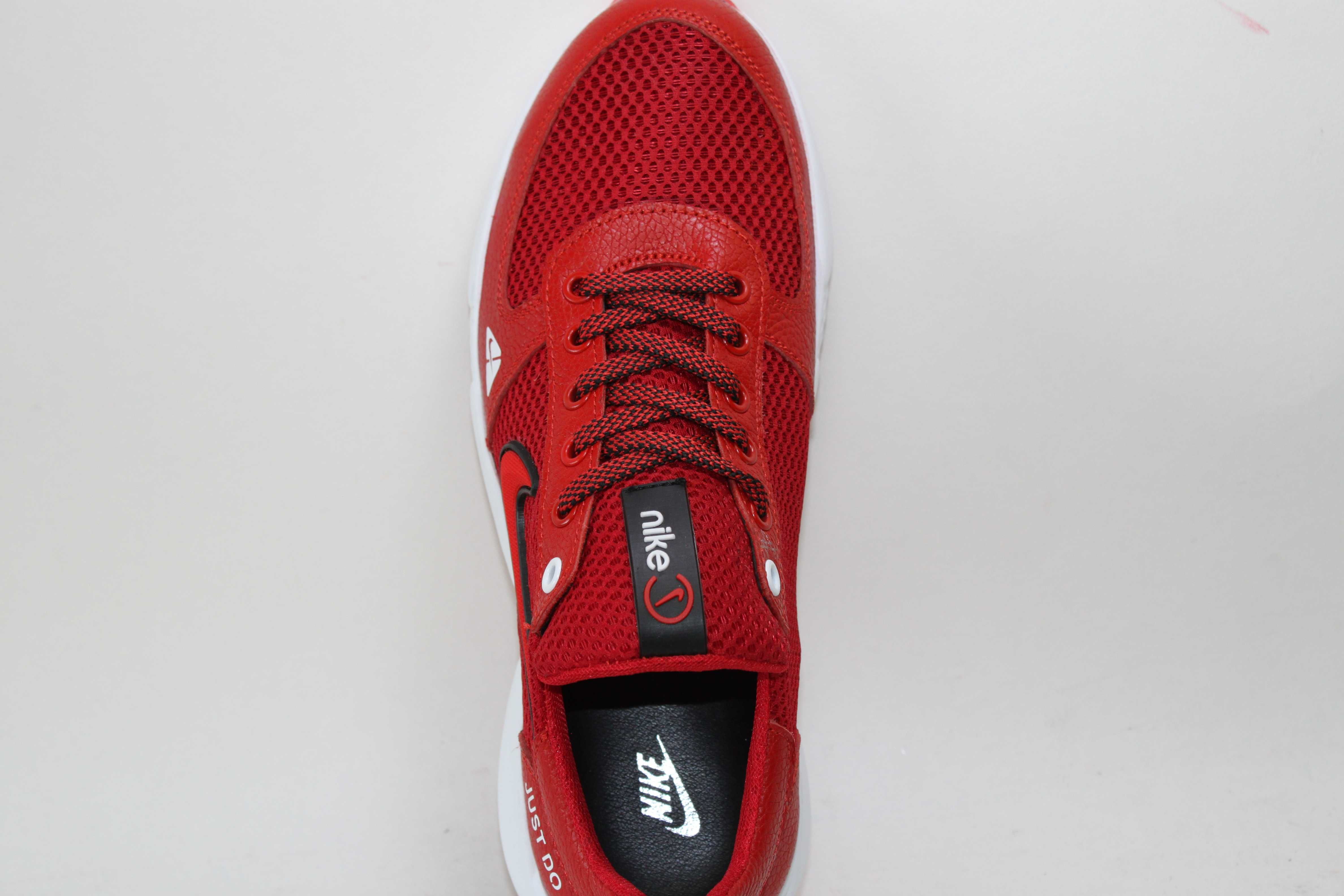 Nike - красные летние кроссовки кеды кросівки сетка (код867крас.сетка)