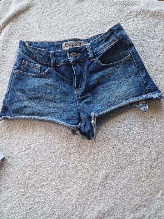Spodenki jeans - rozmiar 34 - używane