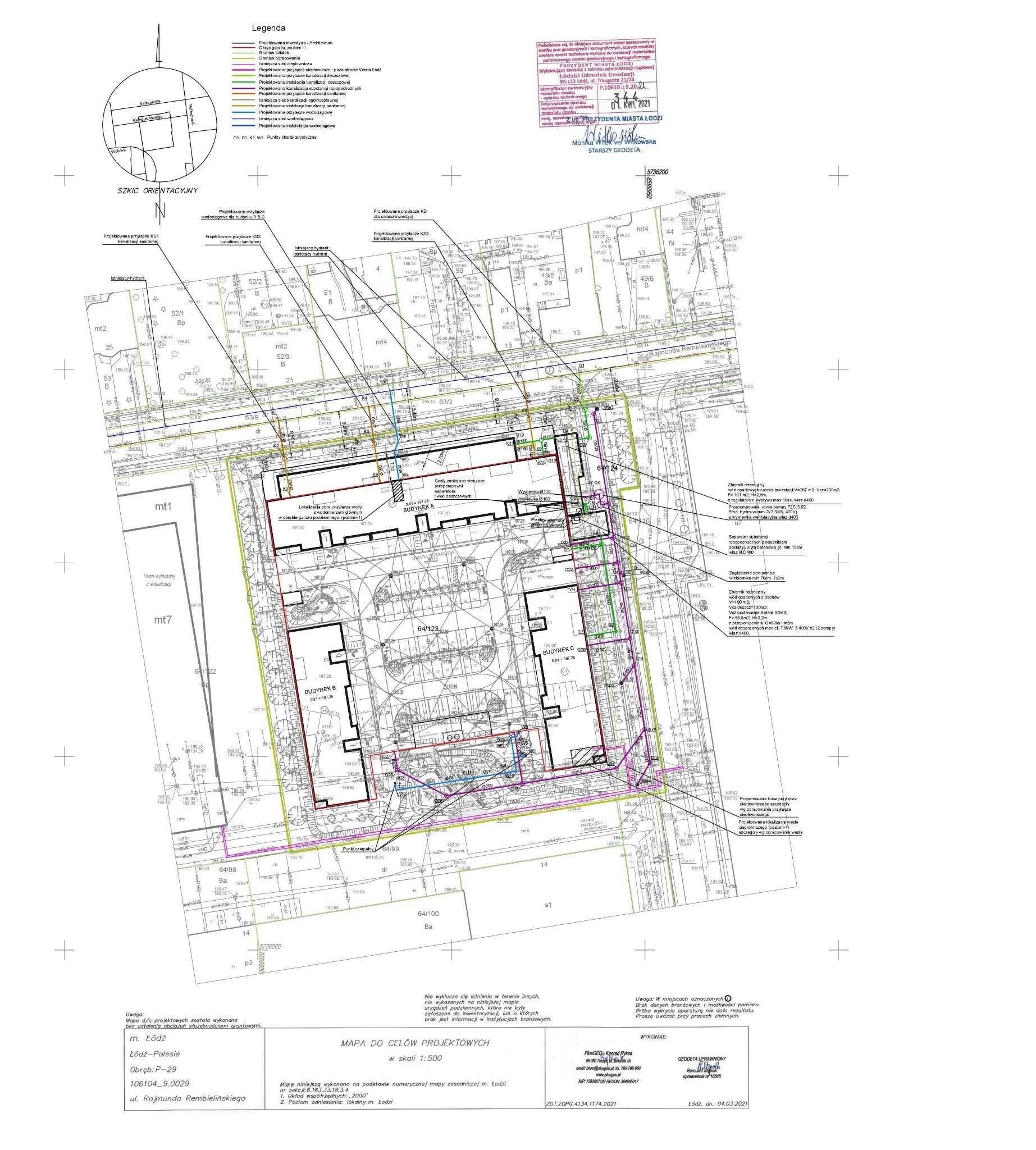 Projekty instalacji sanitarnych / Świadectwa energetyczne