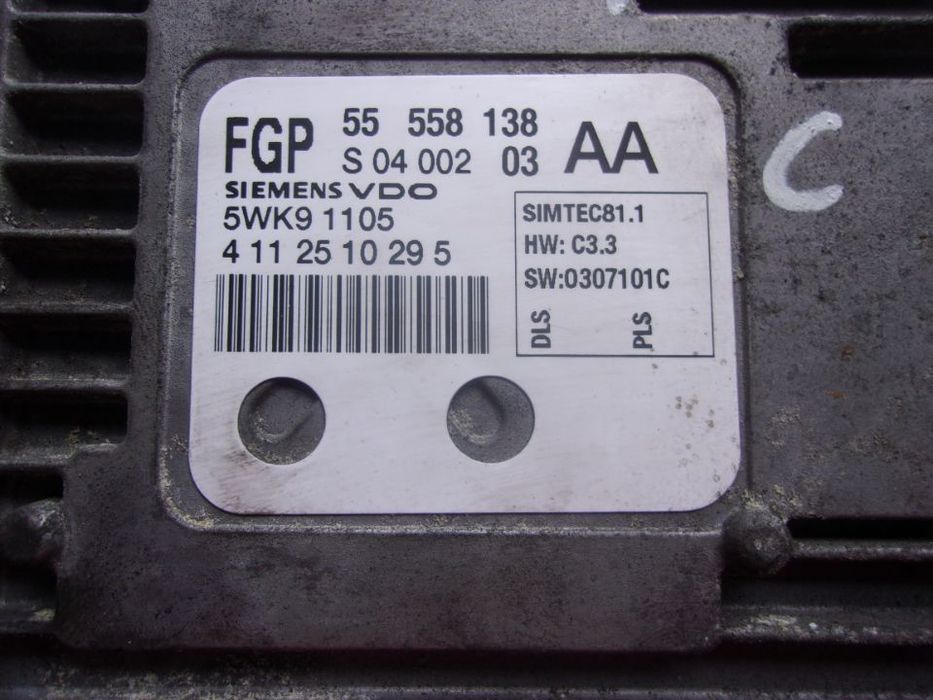 STEROWNIK KOMPUTER OPEL 2.2 5WK91105