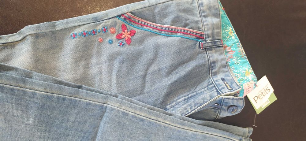 Calças ganga menina - 12 anos - NOVO - (7)