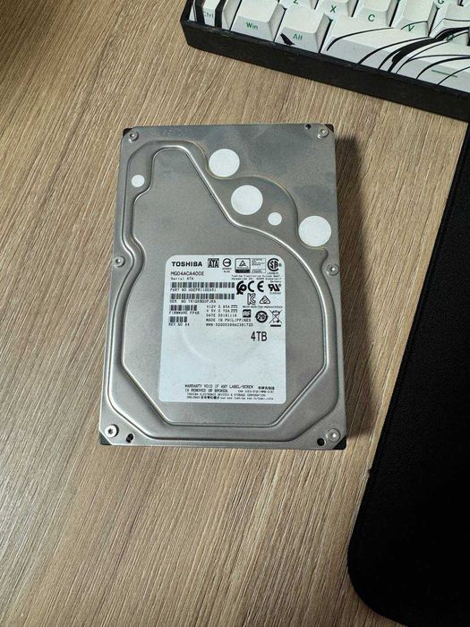 Жесткий диск (HDD,SSD,M.2,NVMe) Toshiba 4TB 7200rpm 128MB 3.5 SATA III