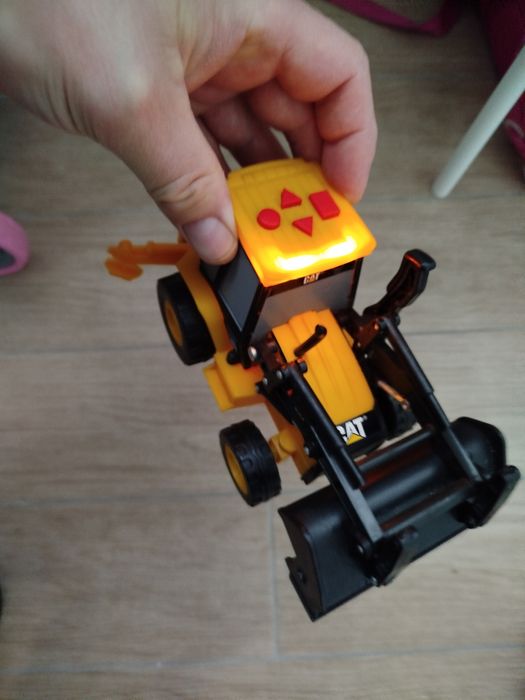 Екскаватор Cat дитячий+ трактор в подарунок