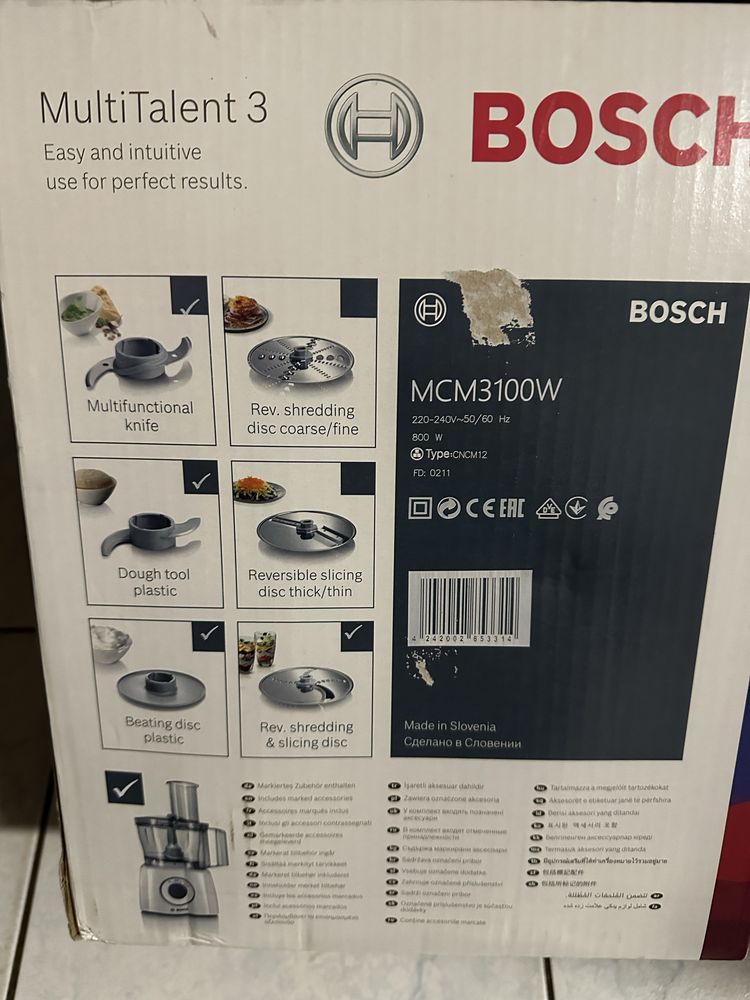 Bosch MultiTalent 3 MCM3100W Nowy