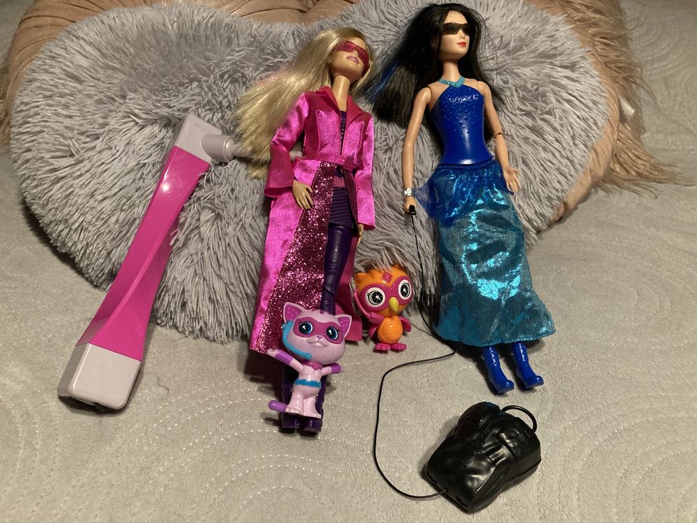 Barbie Agenta 2 lalki + 2 zwierzaki w zestawie