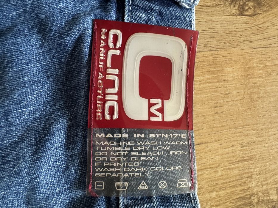 Jeansy Clinic Manufacture Model 11 – Streetwear/Vintage – Rozmiar L