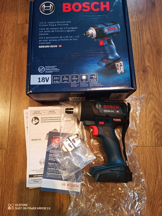 Bosch 18VGDS-221N brushless impact wrench