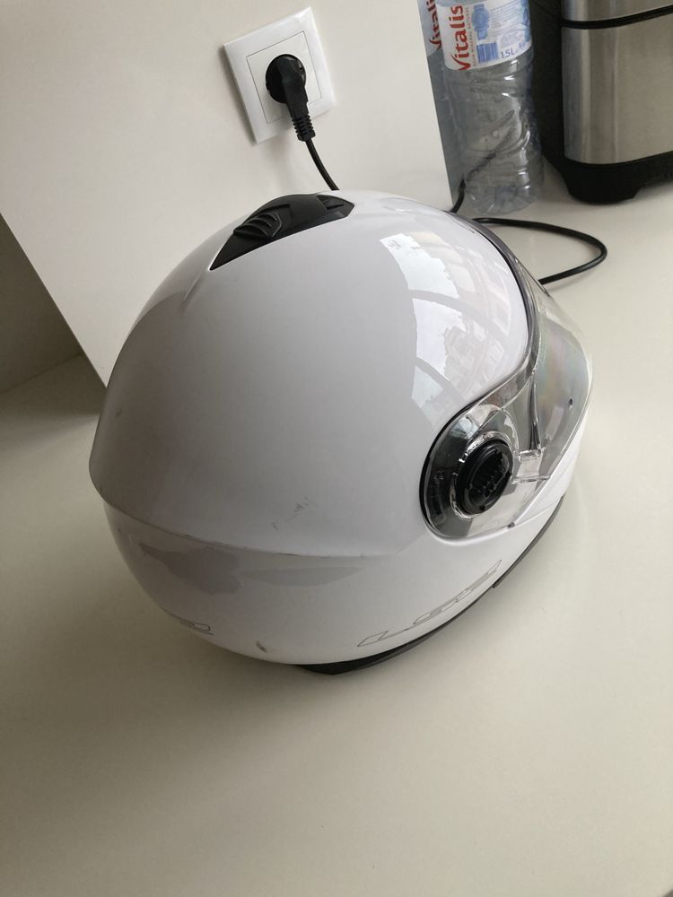 Capacete moto ls2 - branco - tamanho M