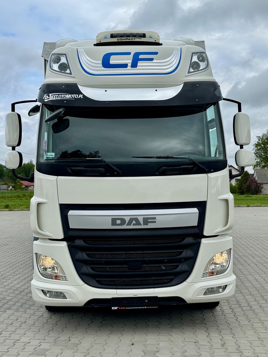 DAF CF 320 / FIRANKA / 24 EUROPALETY / SYPIALKA / AUTOMAT / KLIMA POSTOJOWA / 8 960 KG ŁADOWNOŚCI / 2017 ROK