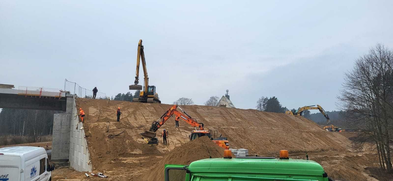 Koparki Long kopanie stawów Spycharki