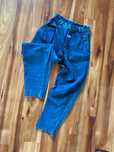 vintage wysoki stan dzinsy marchewy 90s 80s s m 36 38 oldschool