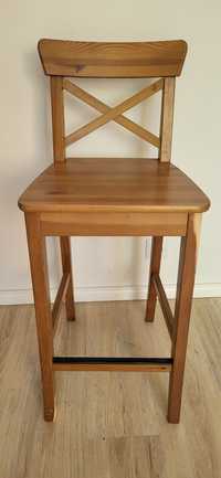 Stołek barowy krzesło Inglof Ikea