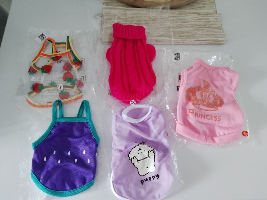 Ubranka dla psa _XS_NOWE_Cena za wszystkie.