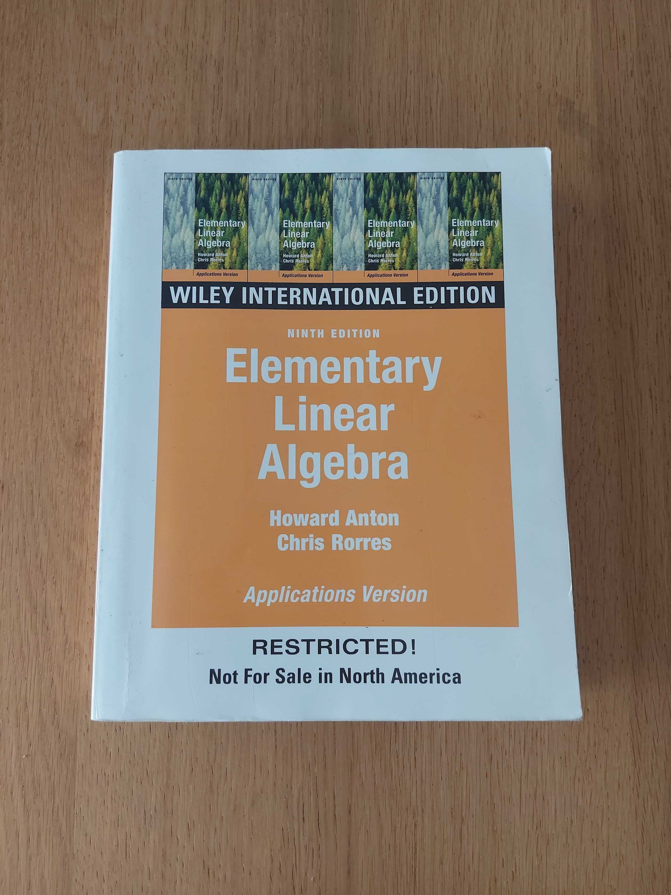 Elementary Linear Algebra W/Applications 9th Edition