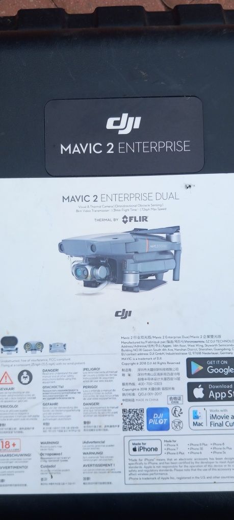 Dron Dij mavic 2 enterprise dual termowizja